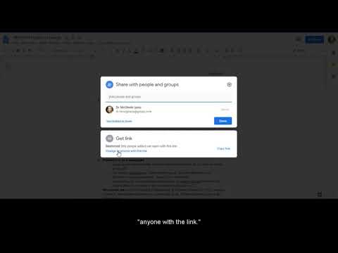 Posting Google Docs for Peer Review - YouTube