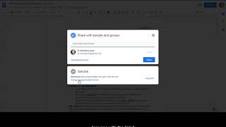 Posting Google Docs for Peer Review