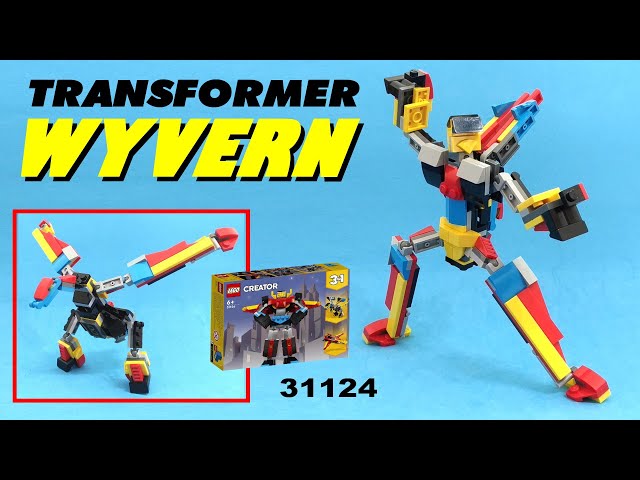 Lego 31124 creator 3 en 1 le super robot se transforme en dragon