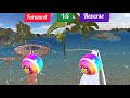 Rolling balls sky 3d water  forward vs  reverse  nafxitrix gaming game 7