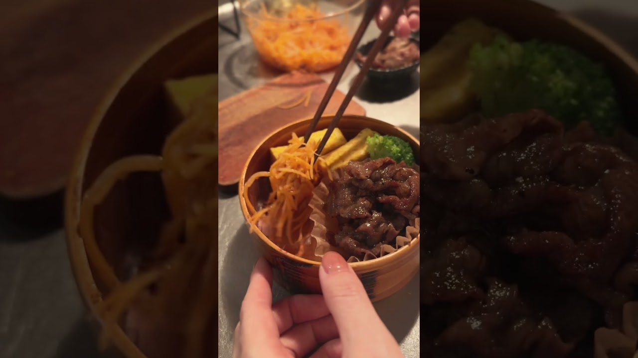 【23時のお弁当つくり】牛肉の甘辛いやつ