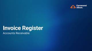 Invoice Register Overview