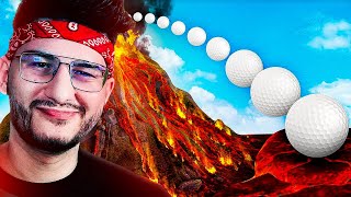 ИЗБЕГАЙ ЧЕРНЫЕ ДЫРЫ, ЧТОБЫ ДОКАТИТЬ МЯЧ ДО ЛУНКИ (Golf With Your Friends)