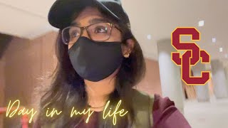 BUSY DAY in the life of USC COMPUTER SCIENCE INDIAN STUDENT | Interviews, Classes, Tests, Gym etc