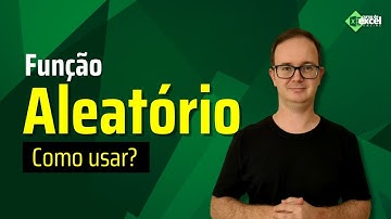Fórmula Aleatório no Excel