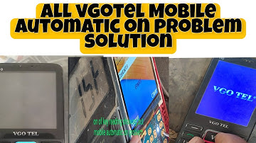 all vgotel China keypad mobile automatic on problem solution very easy method must watch 2022