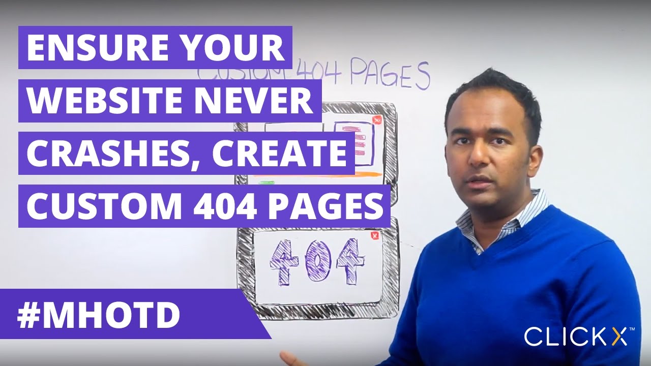 Ensure Your Website Never Crashes, Create Custom 404 Pages | Marketing Hack of the Day by Solomon T.