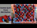 DIY - Bubble Quilt from old clothes / Biscuit Quilt / Puff Quilt for kids | Recycling old clothes