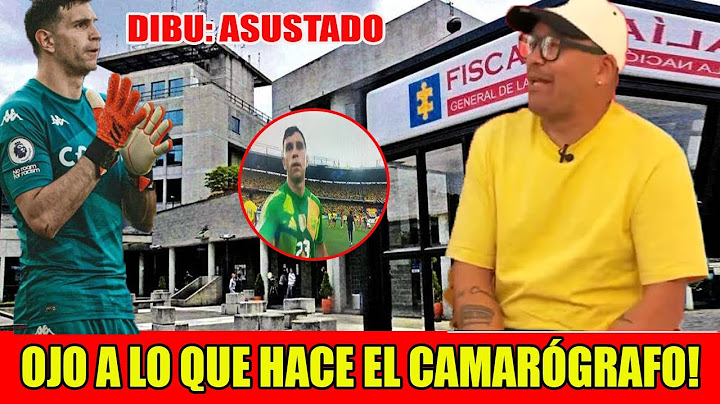 🔴¡Camarógrafo NO SE QUEDA CALLADO! DENUNCIA al DIBU y LO MULTA tras su VIOLENTA REACCIÓN !