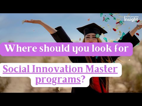 Best Social Innovation Master programs