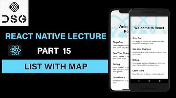 React Native lectures in Hindi #15 List with map function | without flatlist