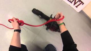 PRI; Bowline & Figure 8 hoisting a chain saw