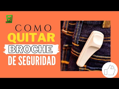 Video: 7 formas de quitar una etiqueta de seguridad de la ropa