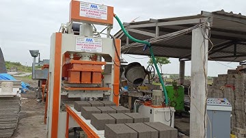 10 Bricks Fly Ash and Concrete Block Making Machine Mo: 99780 47467