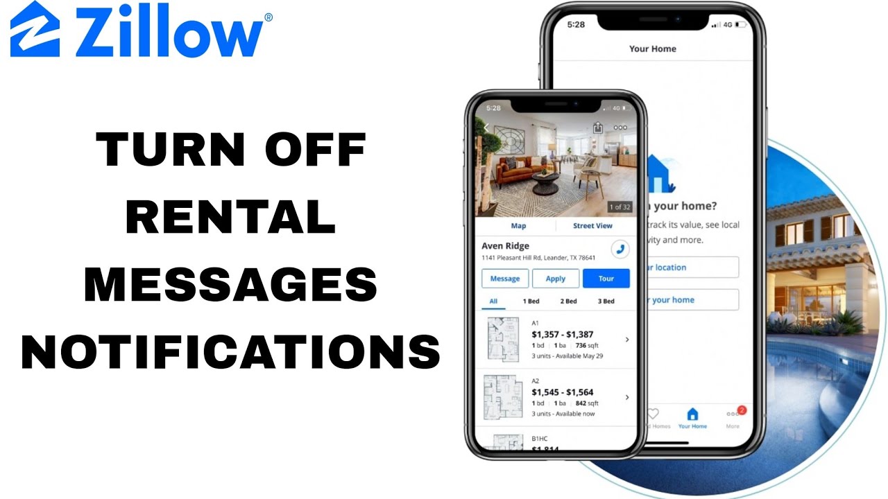 How To Turn Off Rental Messages Notifications On Zillow App YouTube