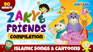 Zaky & Friends Compilation | Islamic Songs & Cartoons | 90 Minutes screenshot 1