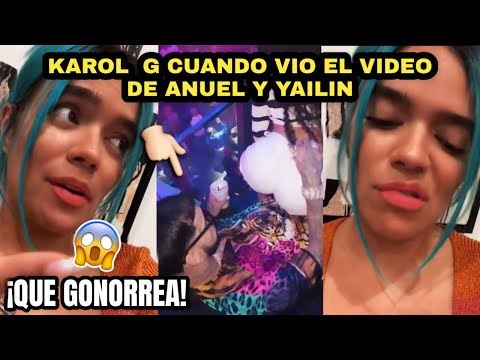 Karol G! Queda Sorprendida 😱 Mirando el Video de Anuel AA y Yailin Bailando En una Discoteca!