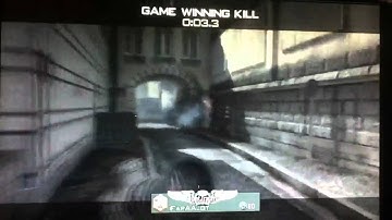 Mw3 No scope across the map game winning kill