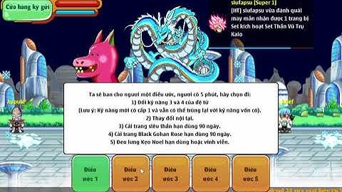 Ngọc rồng online | Ước thử ngọc rồng băng 2024