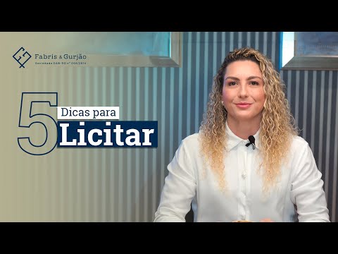 5 Dicas para Licitar!