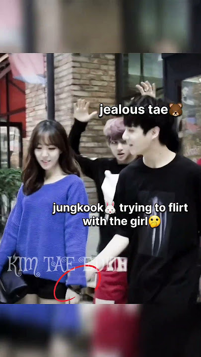 vminkook flirting challenge😳 with the girl😍💜#bts #taehyung #shorts