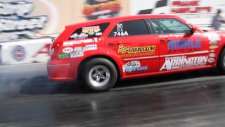 Example of drag radial burnout