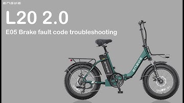 L20 2.0  E05 Brake fault code troubleshooting