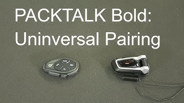 PACKTALK Bold: Universal Pairing