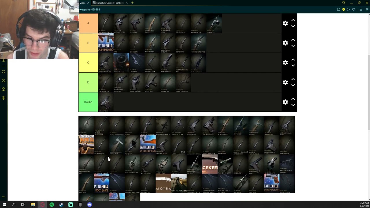 Battlefield Weapons Tier List Youtube