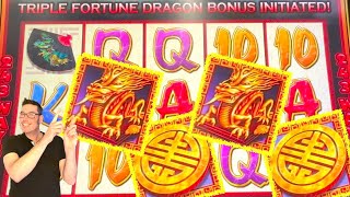 WE GOT 4 BONUS SYMBOLS!! Triple Fortune Dragon Unleashed TFDU 🐲🐉🐲