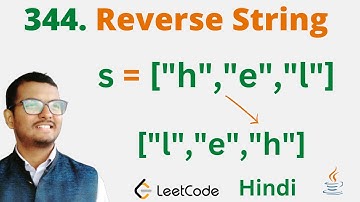 344. Reverse String|| Java || Leetcode || Hindi