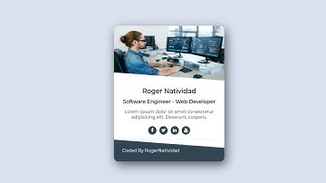 Crea un Card Perfil asombroso con HTML y CSS - Desarrollo Web