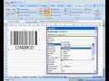 Making barcode in excel 2007 with strokescribe activex