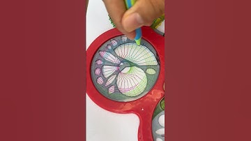 "Unique Sound,Stunning Design ;The Art of Spirographs. #asmr #spirograph #art #shorts #satifying