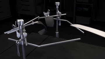 Thompson Retractor: Liver System Exploded View