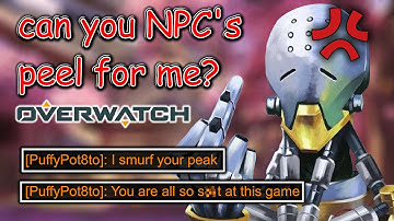 TOXIC Girl FLAMES Team and Throws - Overwatch Competitive Toxicity Pt. 38