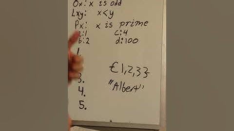 Video 36: Translations into Predicate Logic