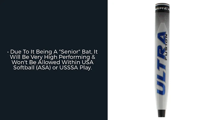Review: Miken Ultra Fusion 12" Johnny Bailey Maxload Senior Slow Pitch Softball Bat (MFN2MS)