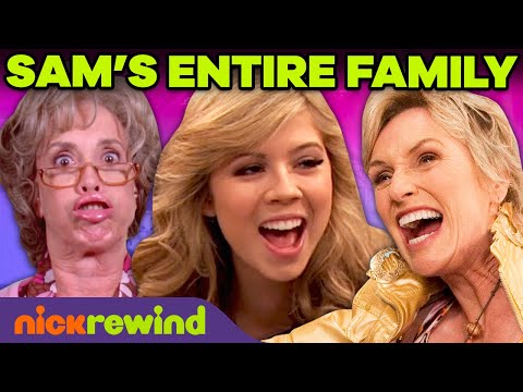 Every Sam Puckett Family Ever! 🧈👩‍👧 | iCarly