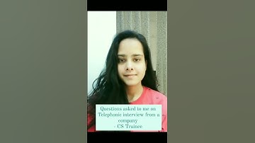 INTERVIEW QUESTIONS || CS TRAINEE || COMPANY INTERVIEW