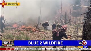 Blue 2 Fire burning over 7,000 acres with 0% containment