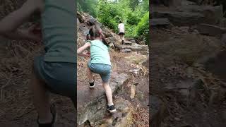 Rock steps at Pinnacle Rock State Park