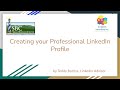 Cvcc sbc webinar  building a professional linkedin profile