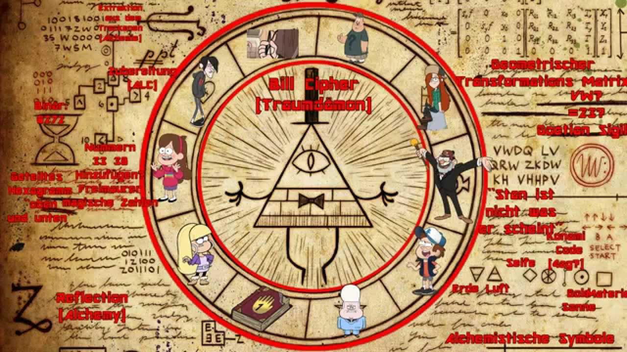 Bill Cipher Buchseite entschlüsseln und ein paar Information [HD/DE ...