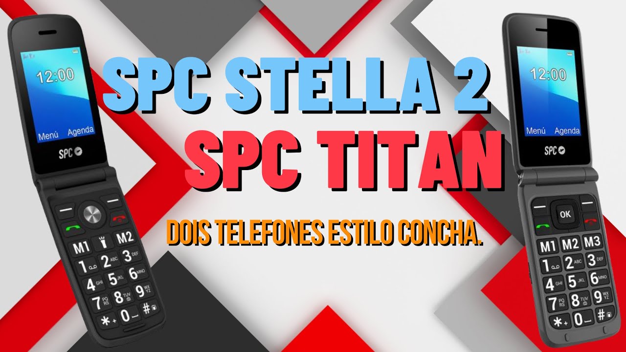 Sucesso Continua : Stella 2 e o Titan Dois Telefones Estilo Concha. 