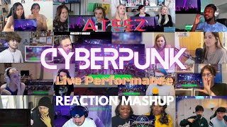 ATEEZ (에이티즈) - 'Cyberpunk' Live Performance REACTION MASHUP