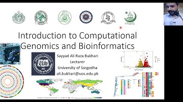 Lec 1 | Introduction to Computational Genomics and Bioinformatics | Sayad Ali Raza Bukhari