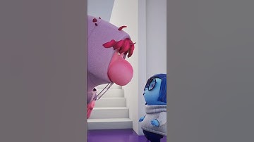 Embarrassment scares sadness (inside out 2 funny animation) #insideout2#embarrassementxsadness