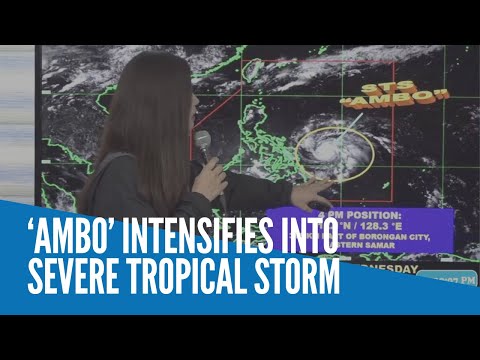 ‘Ambo’ intensifies into severe tropical storm