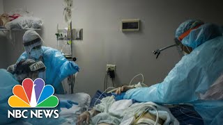 Health Care Workers Spend Christmas Comforting Covid Patients | NBC Nightly News